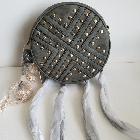 👜Handbag Sale👜 Circular Crossbody w/Tassels - Picture 2 of 4
